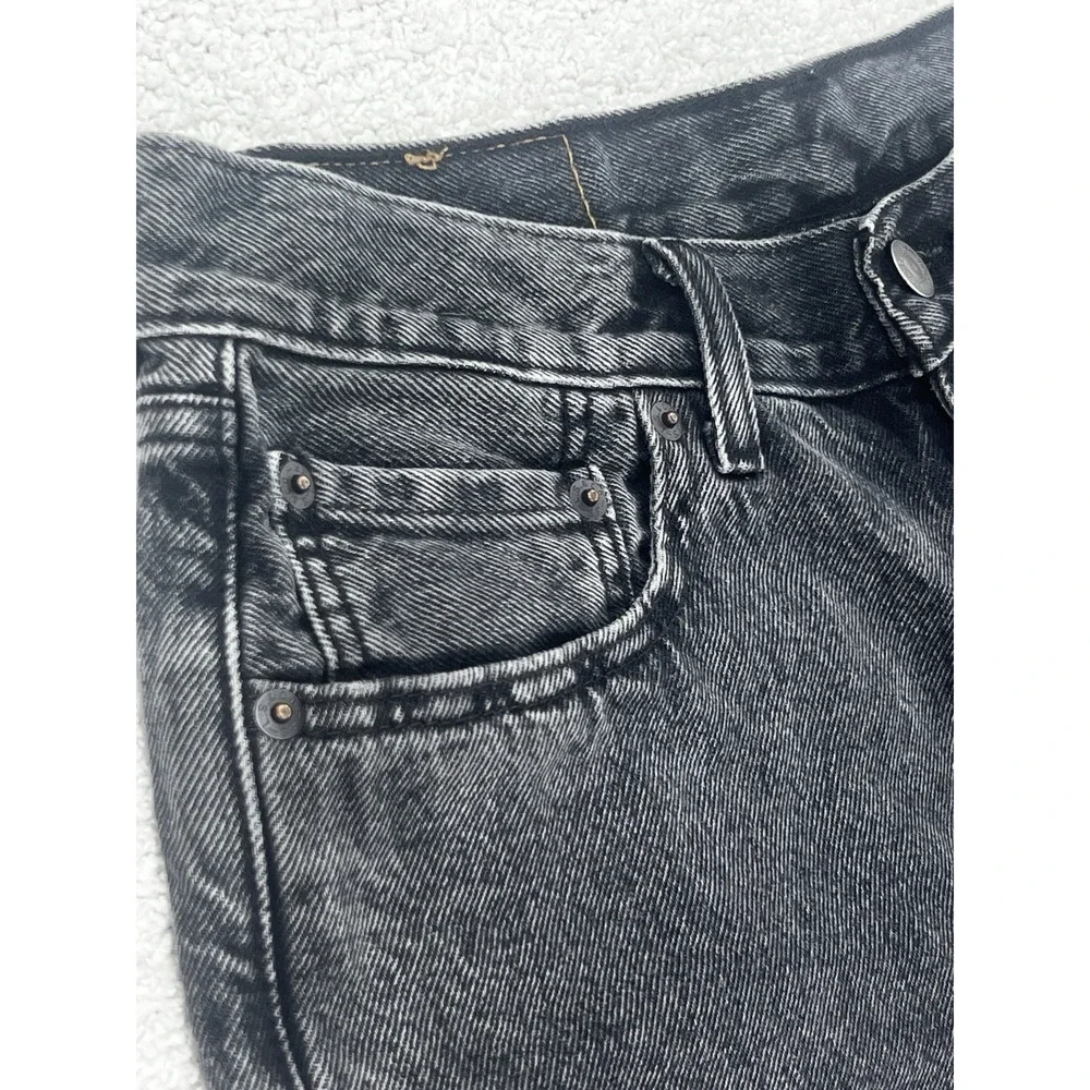 Vintage Levi's Shorts Mens 30 454 Washed Black Denim Jorts 100% Cotton 90s EUC